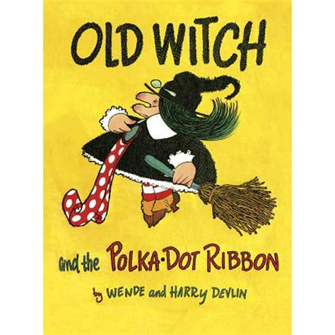 Old witch and the polka dog ribbon